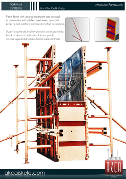 MODULAR FORMWORK FORM-M -MODULAR FORMWORK