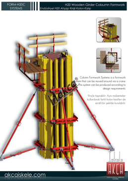 H20 Wooden Girder Coloumn Formwork FORM-H20C -H20 Wooden Coloumn Formwork